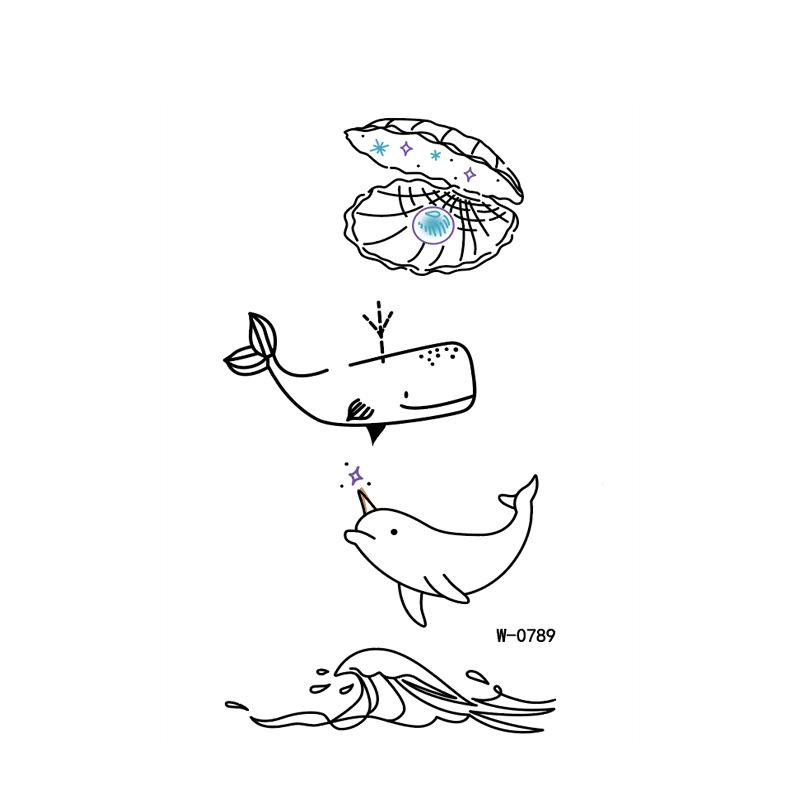 Beauty Stickers Cartoon Tattoo Stickers Children Cute Animals Waterproof Tattoo Stickers Temporary Holiday Party