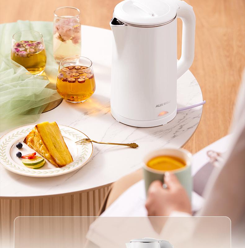 AUX Tragbarer Wasserkocher: Kompakter, vollautomatischer, temperaturkontrollierter Isolierkessel für den Gebrauch im Wohnheim