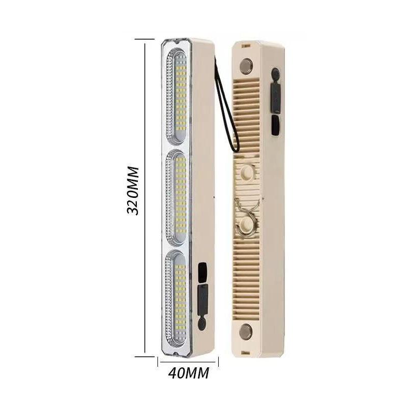 Portable LED Camping Lamp Night Market Light Rechargeable High Brightness Lamp Tube for Outdoor Multi-Function Camping Lighting