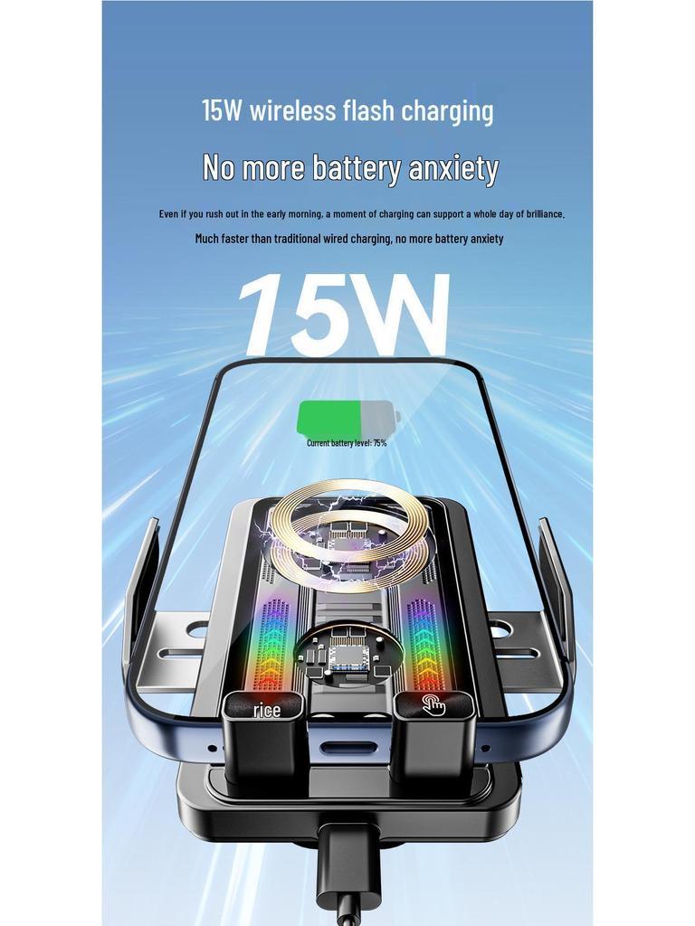 Magnetic Cooling Car Vent Phone Holder with Fast Charging