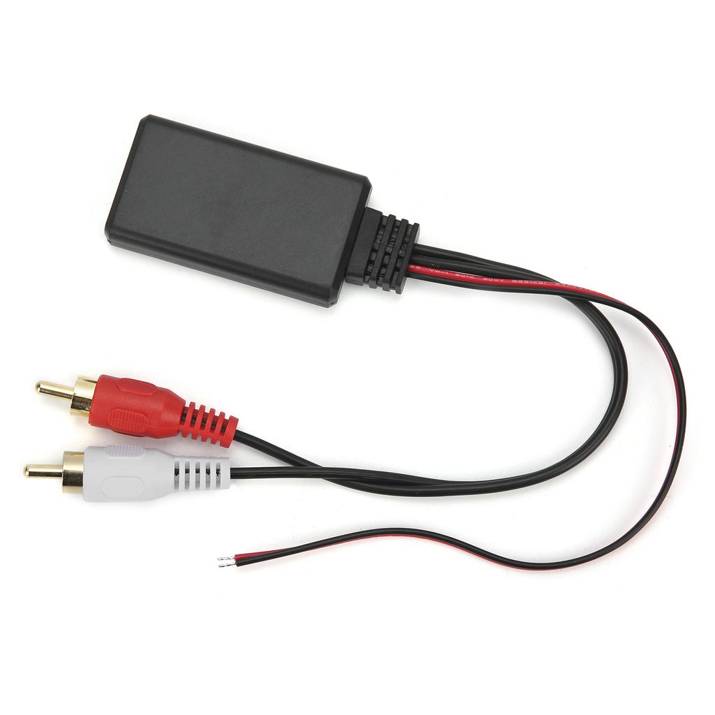Bluetooth 5.0 Radio RCA Adapter Portable Auto Car Wireless Audio Music Cable Fit for Kenwood