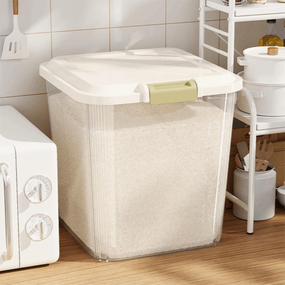 Moisture Proof Rice Storage Box Insect Proof Rice Dispenser Kitchen Organizer Rice Bucket Grain