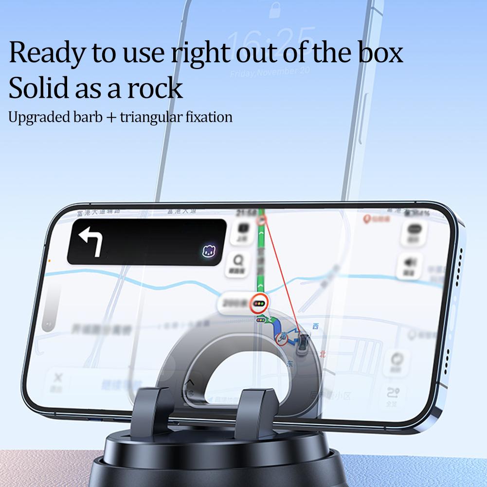 Car Phone Holder 360 Degree Rotation Dashboard Stand Bracket Non-Slip Bracket For Cell Phone Accessories Suction Cup Base