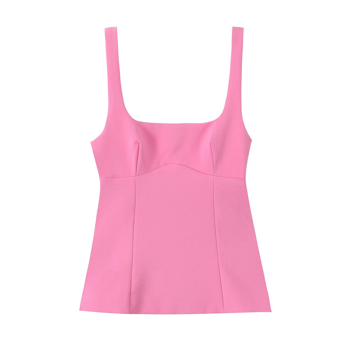 

Женский модный топ Весна 2025 с бантом на спине - Европейский и американский стиль L