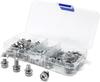 56pcs Motorcycle Battery Bolts M6x10/12/16/20mm 28 Sets Bolts Square Nuts