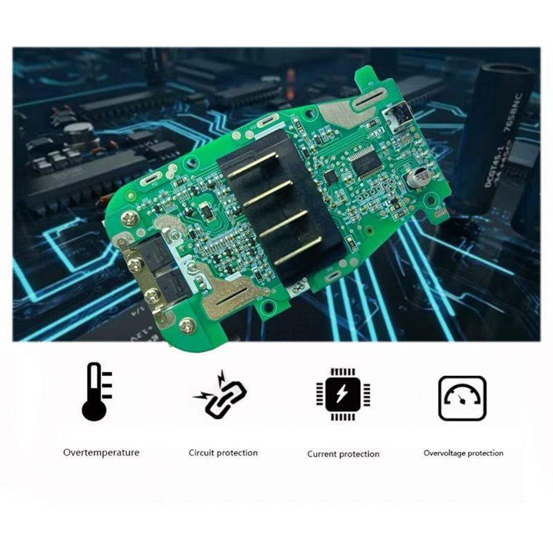 ABKI-For Ridgid 18V Li- Battery Charging Protection Circuit Board Control Motherboard Battery Management System