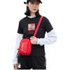 Lining Sports Fashion Series Daily Progress Fun Print Round Neck Short Sleeve T-Shirt Women Tops Black AHSR002-2