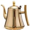 Thickened Stainless Steel Teapot with Filter, Universal Flat Bottom Kettle