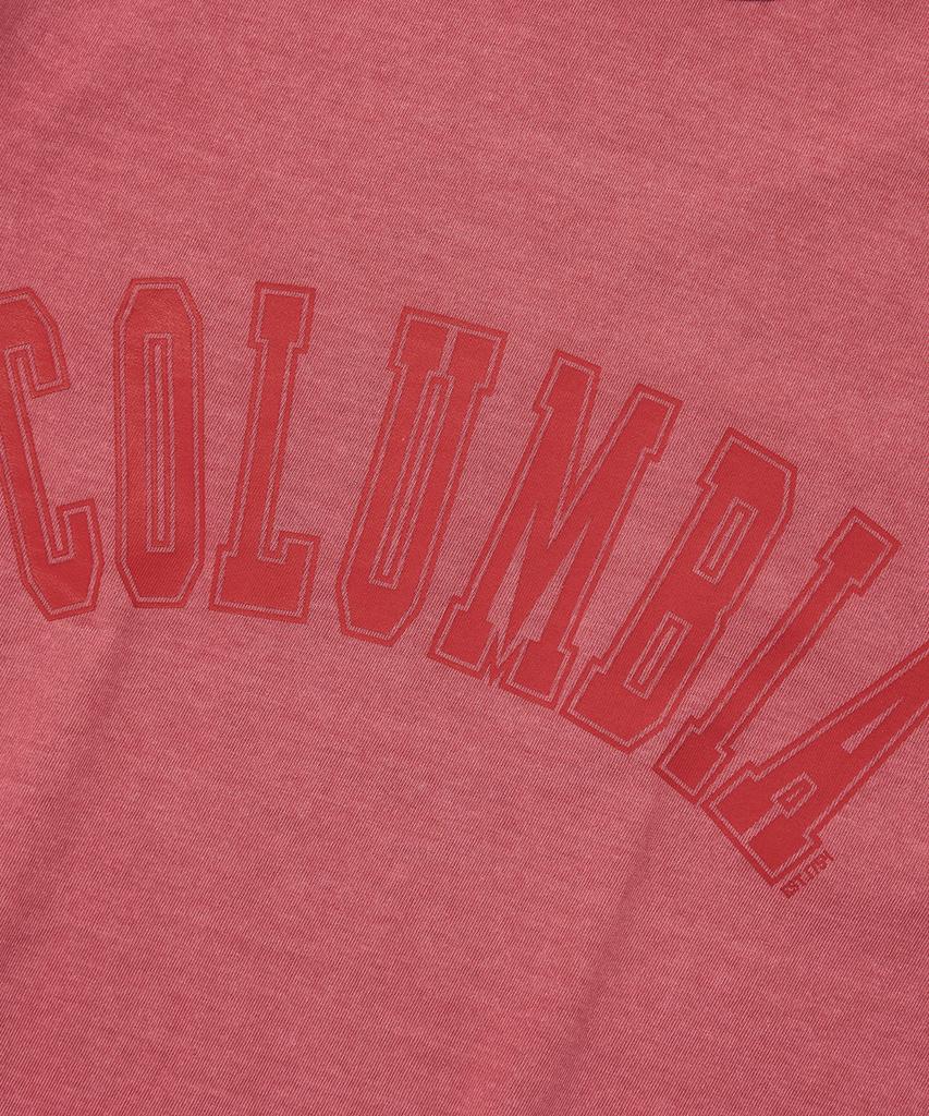 COLUMBIA UNIVERSITY Columbia Tot Dyed S/S T-Shirts_Red