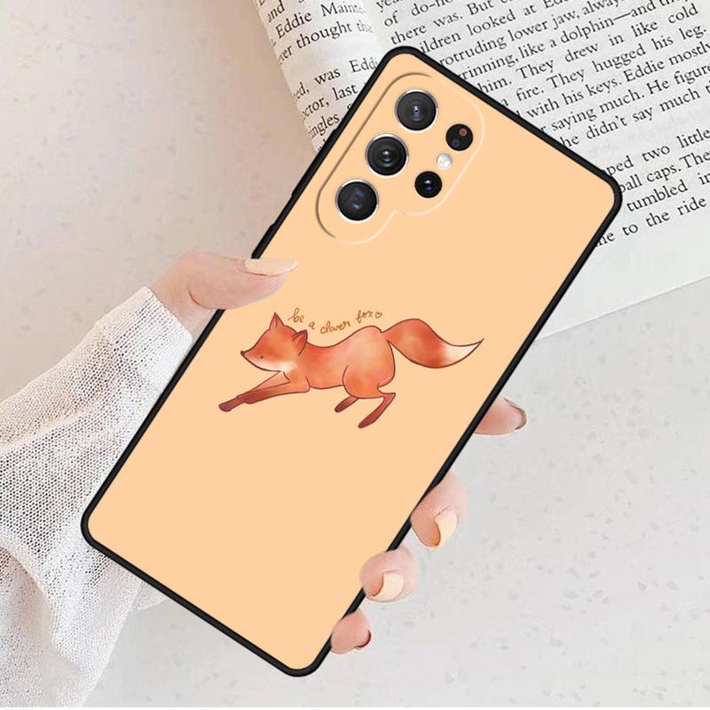 Red Fox Pattern Phone Case For Samsung Galaxy S25 S23 S30 S8 S21 S20 FE S24 S22 Note 10 20 Plus Lite Ultra