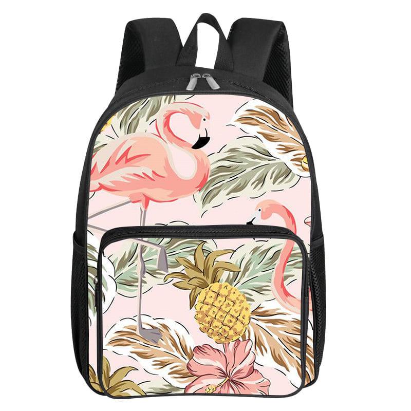 Ladybug Flower Mushroom Print Three Piece Set Knapsacks for Male/Girls Best Gift 2D Comic Stylish School Tote for Youth
