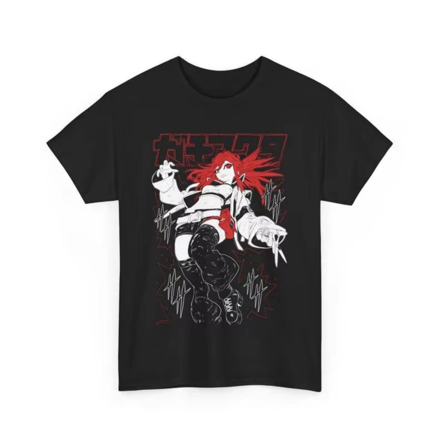 

ga Shirt Unisex Japanes2e Tee Gift Lovers Graphic Anime Tee Vintage Gachiakuta T-shirts and Short Sleeves Tops Tees(1) XXXXXL чорний