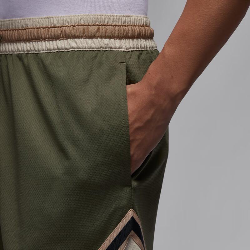 Jordan Dri-FIT Sport Dongdan Basketball Fashion Quick-Dry Mesh Shorts Men Shorts Olive-Green HV1264222