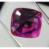 Natural Pink Ruby Loose Gemstone Square Cushion Cut 7.35 Ct for Jewelry Making and Gem Collections