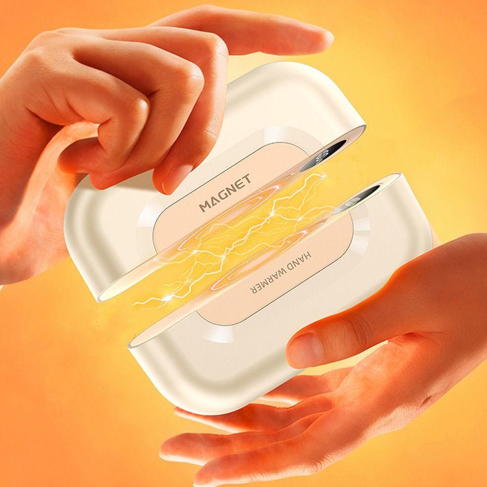 USB Charging Electric Warmer Plastic Portable Hand Warmer Mini Pocket Heater Outdoor Activities