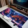 1PC Custom Name Ethereal Waterfall Village Mouse Pad, Keyboard and Mouse Desk Pad, for Computer Notebook  Birthday Gift For Any Room Or Office
