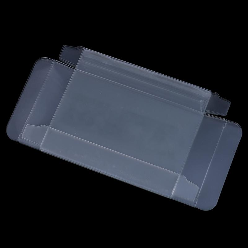 10Pcs clear carts case sleeve box for nintend N64 cartridge cib protectors
