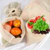 With Drawstring Reusable Produce Bags Filter Cotton Mesh Grocery Bags  Kitchen Gadget