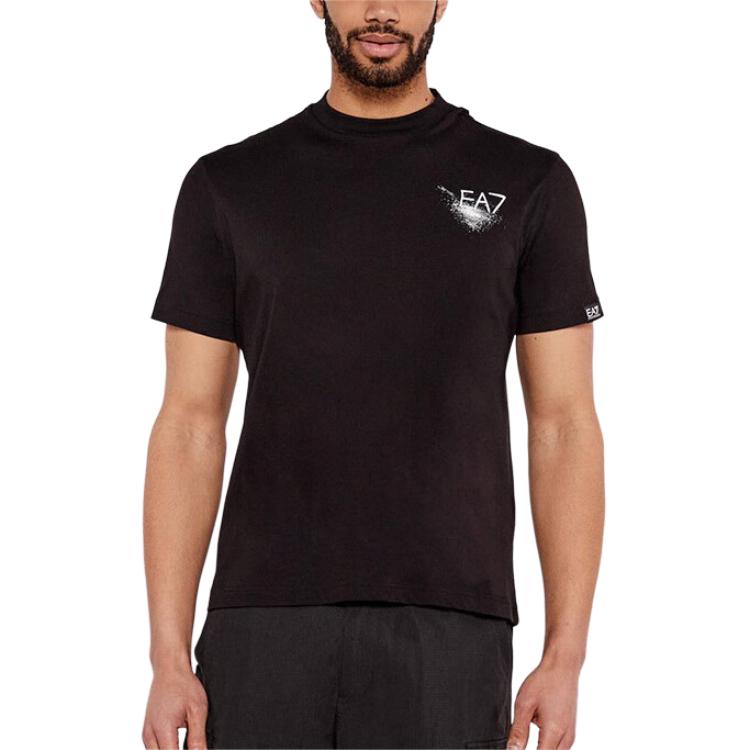 Emporio Armani EA7 SS25 T Shirt Men's Black 7M000104-AF10375-UC001