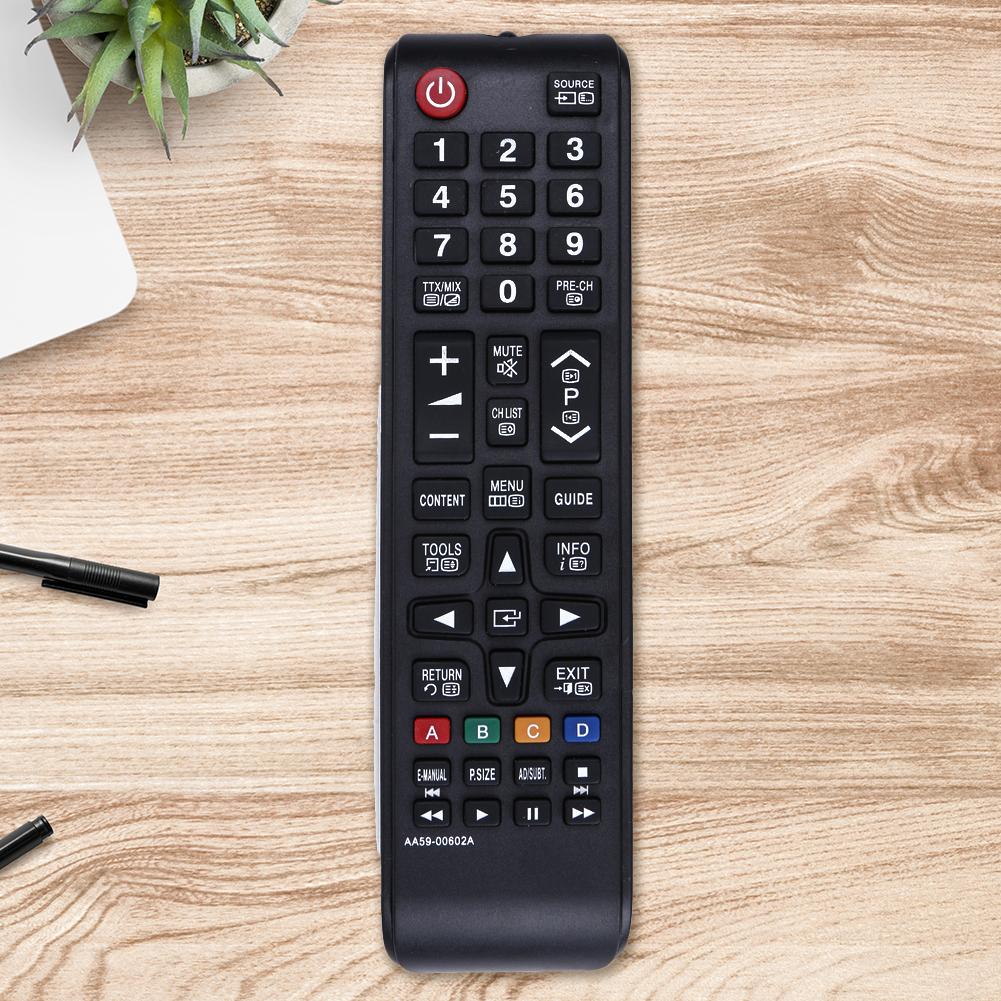 Practical TV Remote Control Battery Powered Portable Smart TV Controller Replacement Parts Accessories for Samsung AA59-00602A
