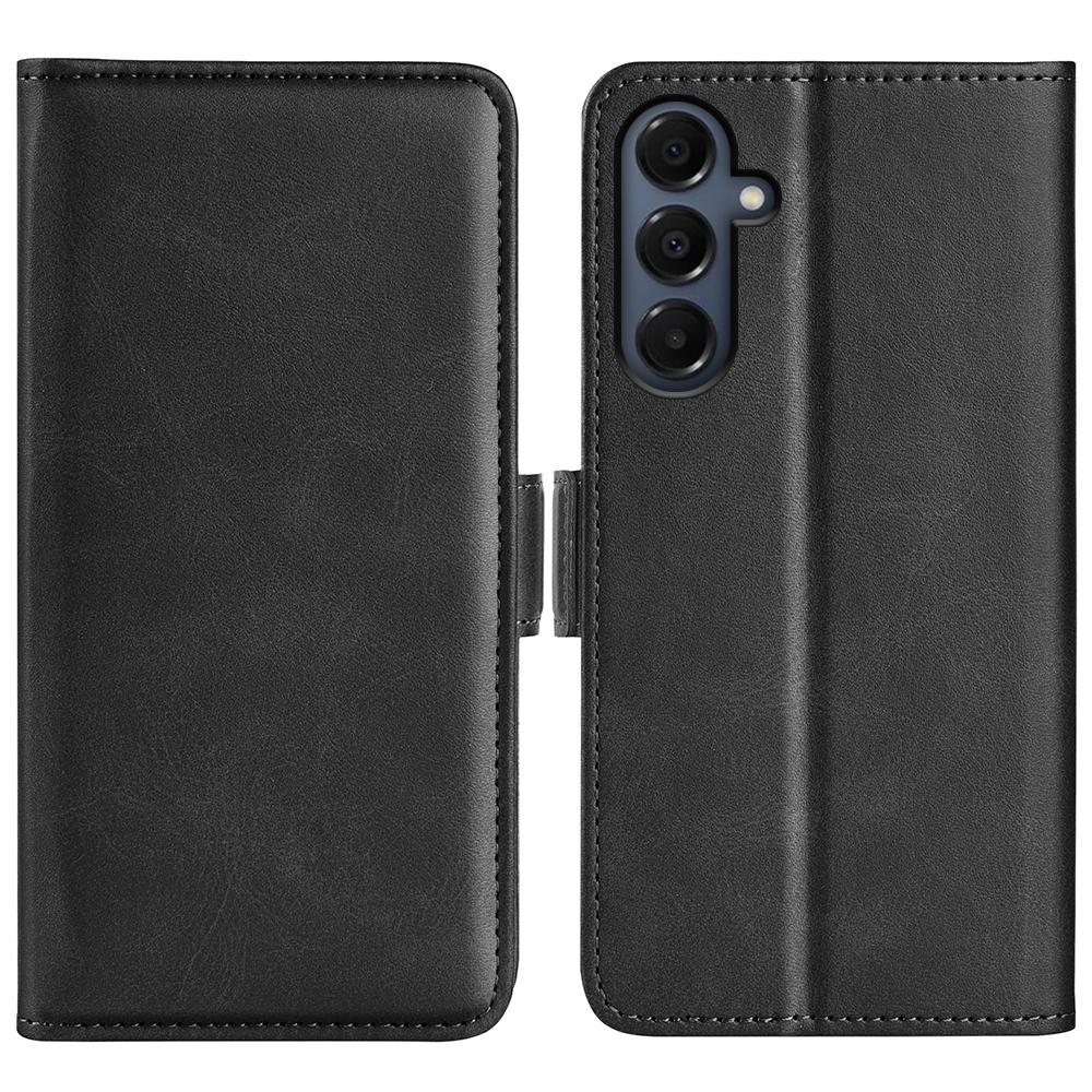 For Samsung Galaxy A17 Case Calf Texture Leather Wallet Phone Cover