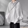 Long Sleeve Loose Large Size Solid Color Shirt