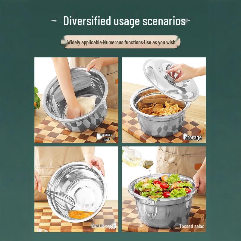 ZISIZ Multi-Purpose Deep Stainless Steel Basin