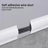 1pc 2mX55mm Cable Cover Protector PVC Self-Adhesive Wire Protection Strip Wear Resistant Prevent Trip Wall Floor Wire Organizer