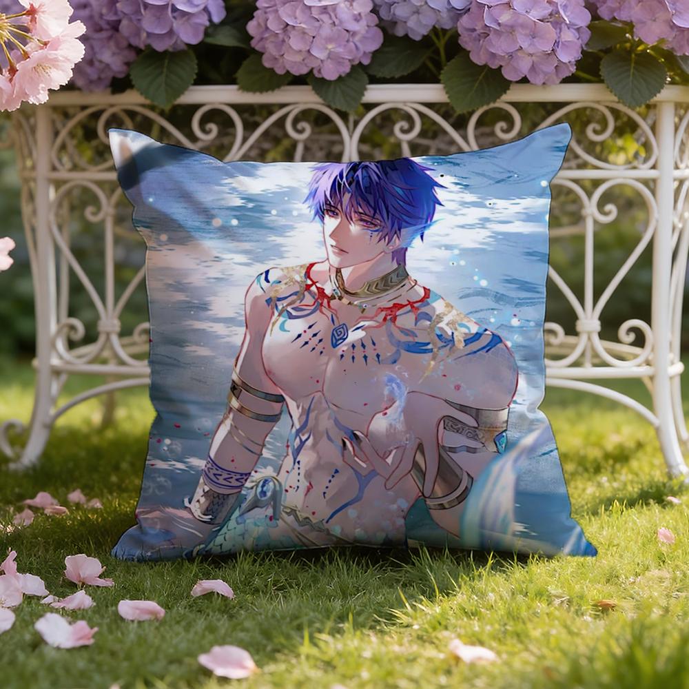 R-Rafayel Love D-Deepspace Cushion Cover Home & Car Dual-Scene Pillow Cover: Reversible for Premium Comfort