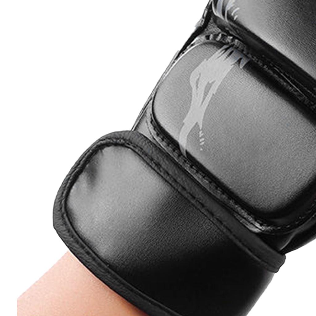 Boxerské rukavice s polovičními prsty Pro boxovací pytel Otevřené dlaně Pro boj Kickbox Sparringové rukavice pro muže ženy Boxerský trénink