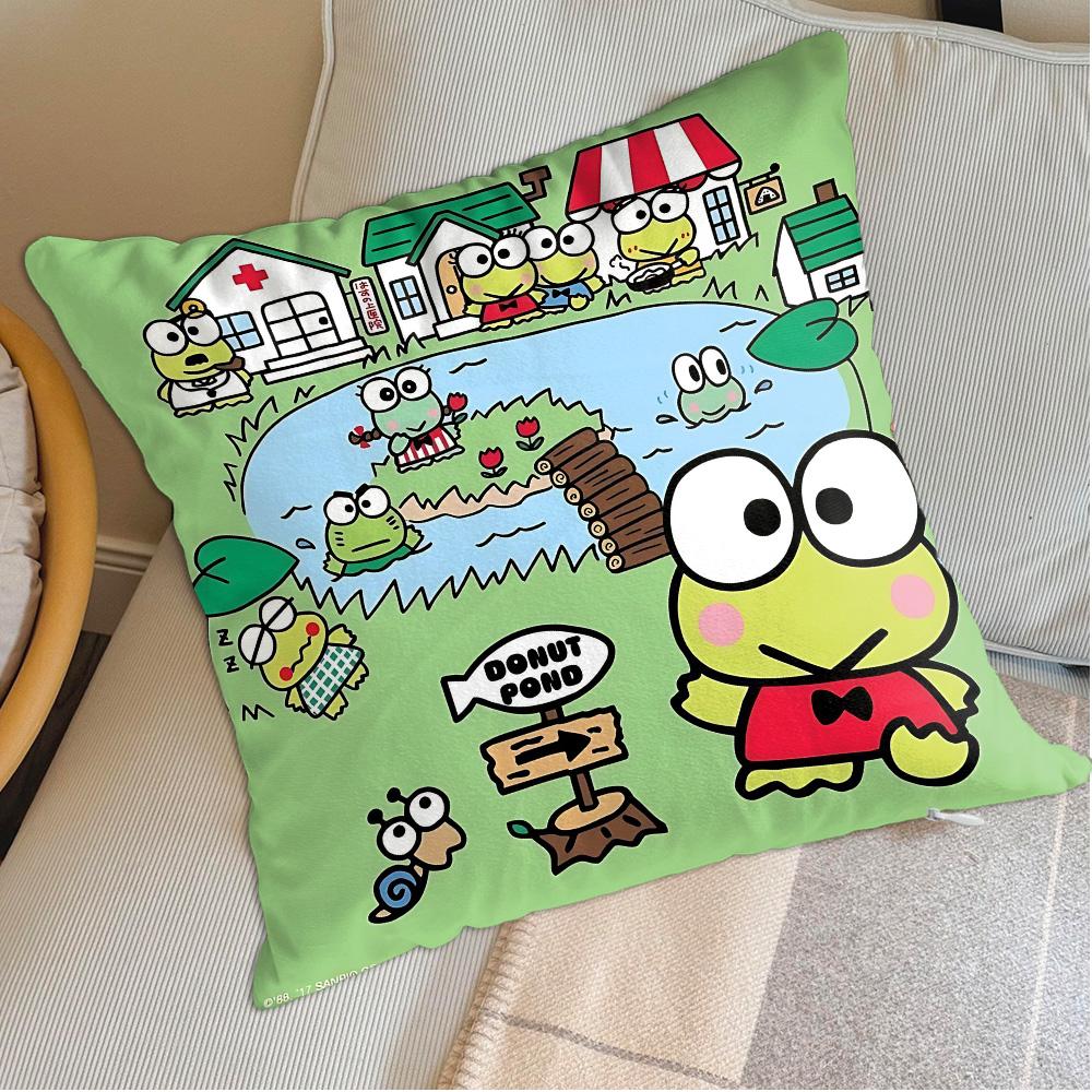 Decorative Cushions Kawaii K-Kerropi Cushion Cover 40*40 Home And Decoration Living Room Ornamental Pillow Christmas Supplies