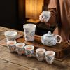 Dehua tea set, Linglong business gift-giving gifts, simple and atmospheric company gifts, Father's Day gifts