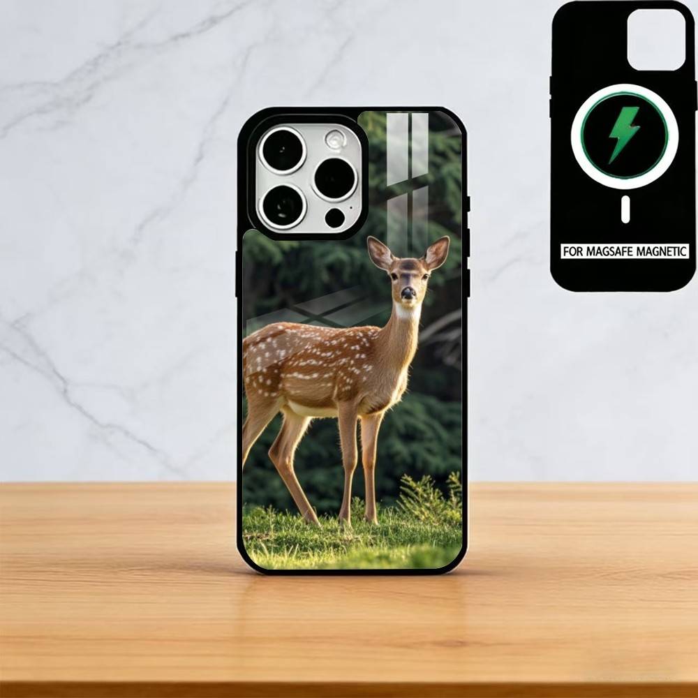 Deer Hunting Phone Case For iPhone17,16,15,14,13,12,11 Plus,Pro Magnetic with Magsafe Wireless Charging