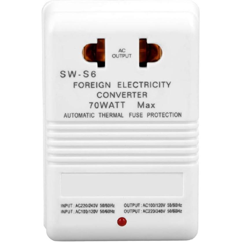 Voltage Converter 70W 110V/120V to 220V/240V Step-Up&Down Voltage Converter Transformer for Travel
