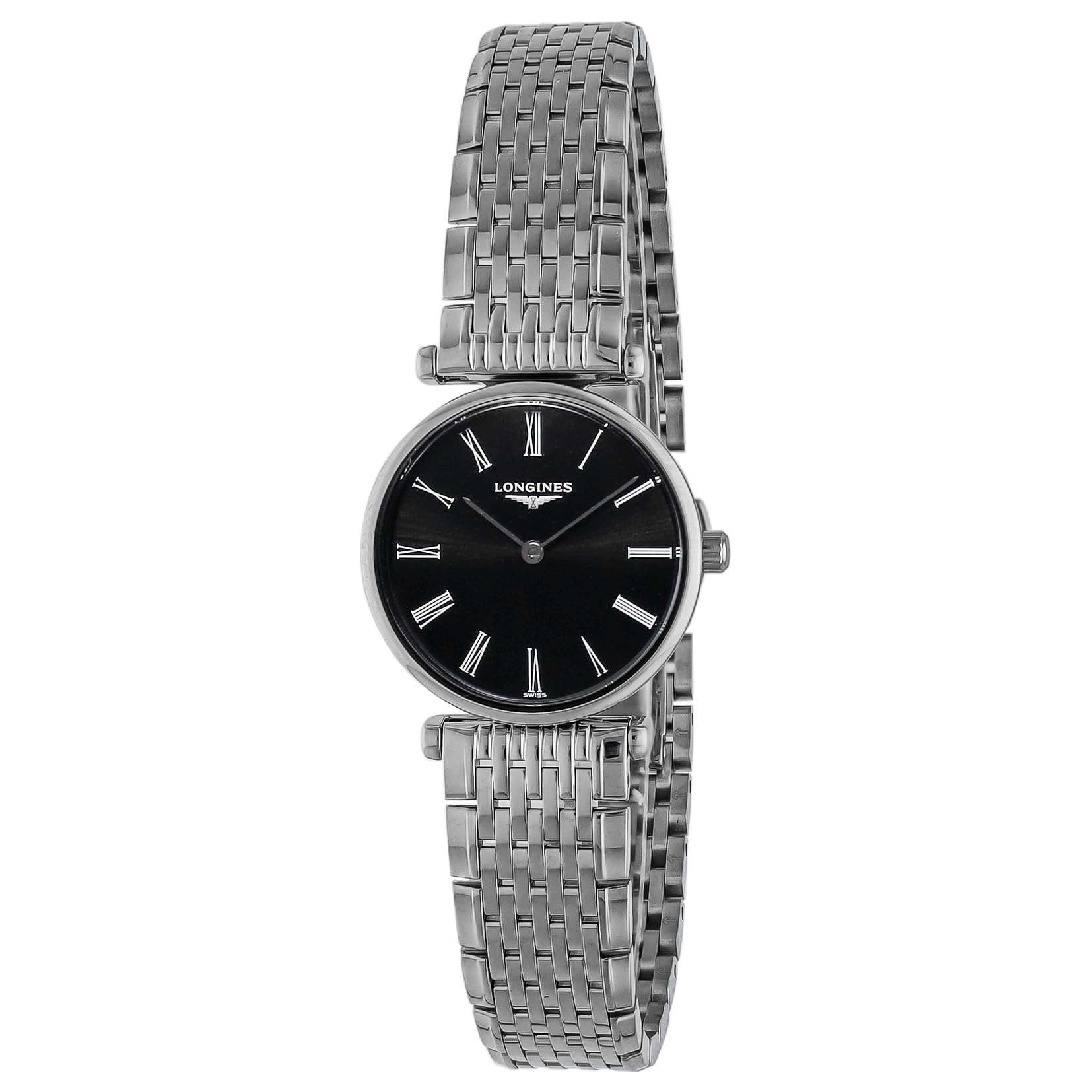 

Watch LA GRANDE CLASSIQUE Quartz Daily Waterproof Sapphire Glass Black Dial Stainless Steel Silver [Longines] Women s L4.209.4.51.6 [Item] чорний