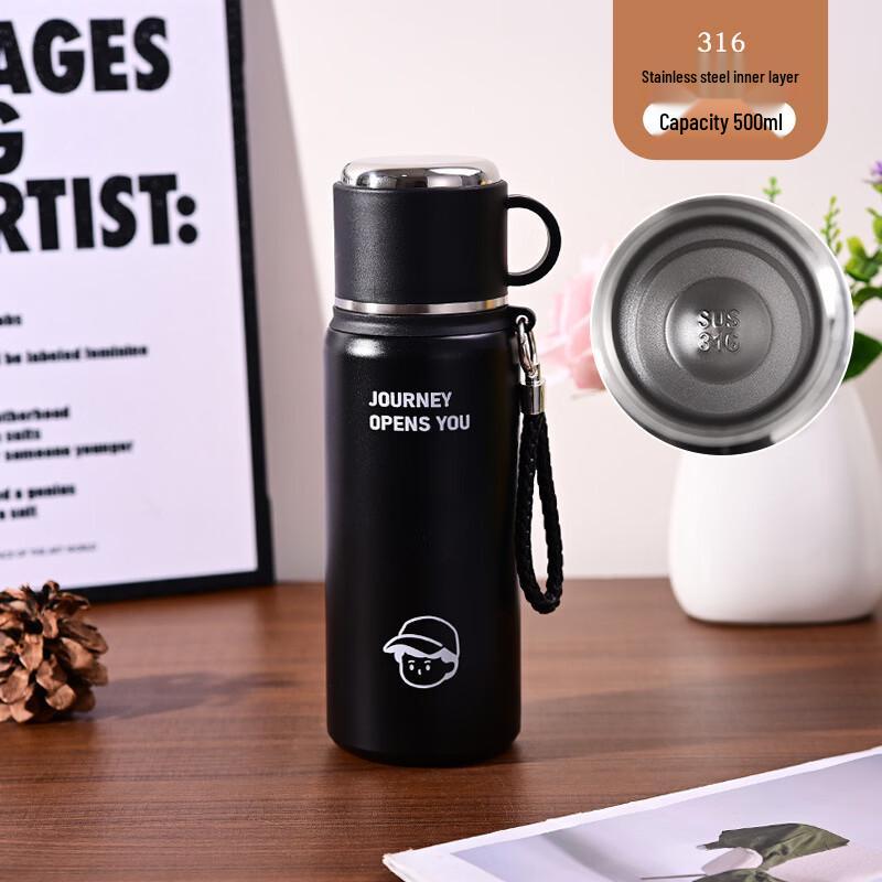 OLOEY 316 Stainless Steel Dual-Drink Insulated Bottle