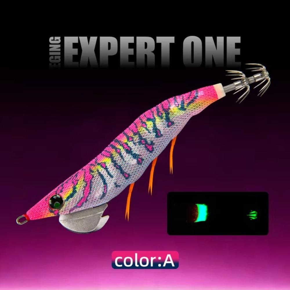 135mm Length Squid Jig Lure 18.5g Weight Artificial Squid Lure Sea Fishing Lure  For Octopus