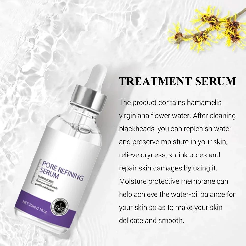 Siero Viso Levigante e Affinante dei Pori con Retinolo e Niacinamide Illuminante Non Comedogeno