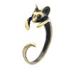 Vintage Mouse Ring Adjustable Hip Hop Party Opening Style Gold Color Metal Accessory European American Fashion 2026