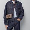 Gucci Horsebit 1955 Messenger Bag With Horsebit Buckle Featuring An Aged Flower Logo Made Of Canvas