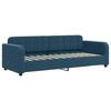 Vidaxl Sofa Z Materacem Do Spania, Niebieska, 80X200 Cm, Aksamit