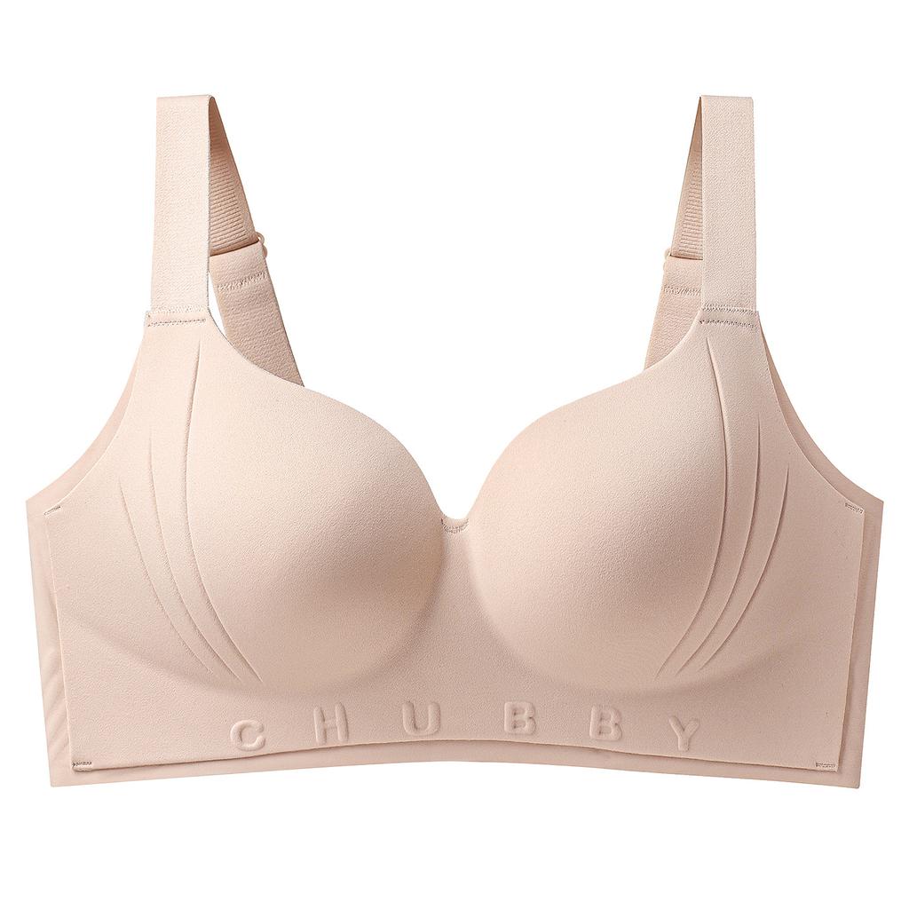 Full Cup Plus Size Bra for Women No Steel Rims Smooth Surface Bra for Women No Scars Gathered Bra Push Up Bra