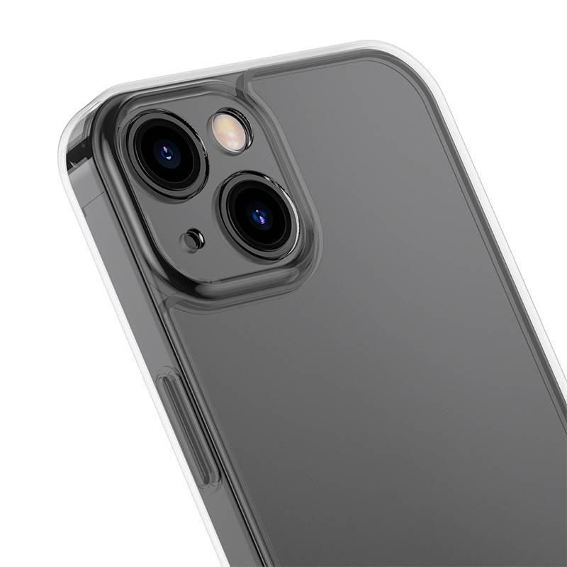Etui Baseus Frosted Glass Case Do Iphone 13 Pro (Czarne)  + Szkło Hartowane