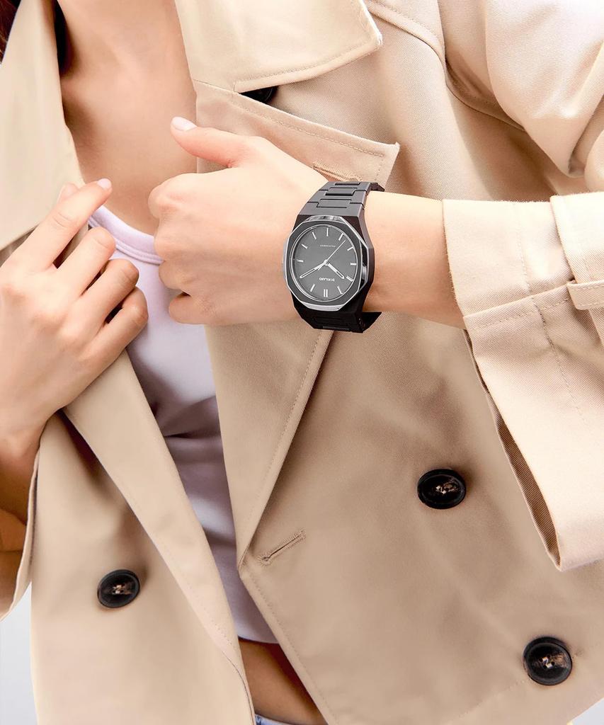 Authorized Distributor [D1 MILANO] D1 Milano Men's and Women's Watch PCBU13 Polycarbonate Gunmesh 37mm