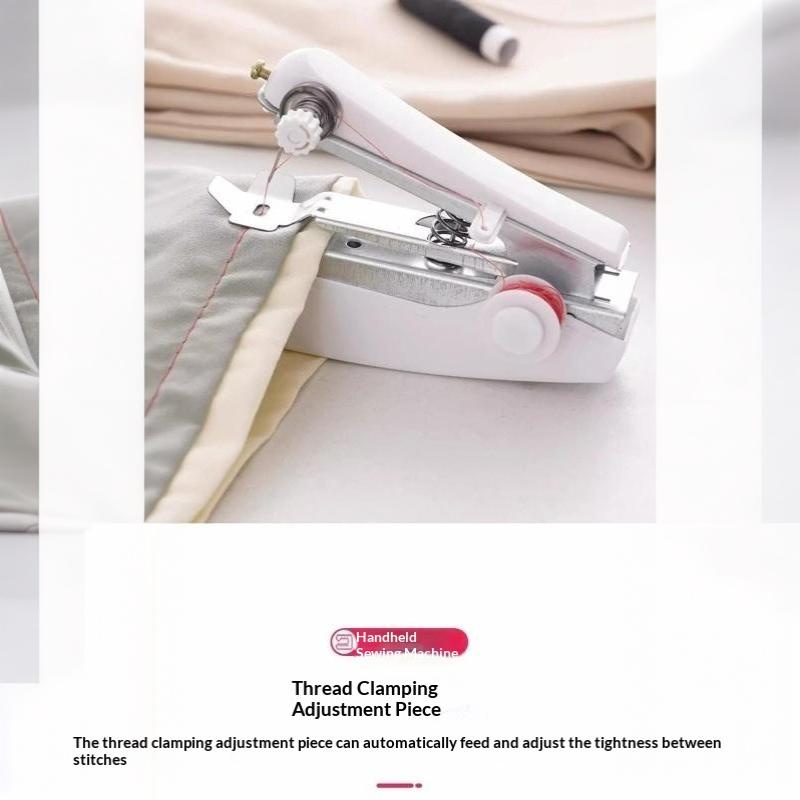 Portable Mini Cordless Handheld Manual Sewing Machine For Diy Household Clothes Leather Tools Accessories
