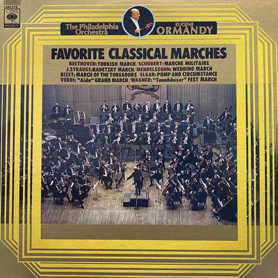 LP Record EUGENE ORMANDY PHILADELPHIA ORCHES  Favorite Clasical Marches 13AC279 CBSSONY 1977 Japan Classical Used