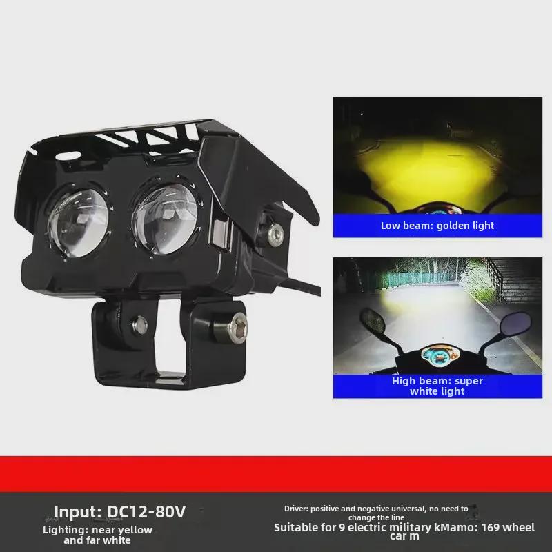 "Super Bright LED Headlight for Electric Car, Motorcycle & Three-Wheeled Vehicles"