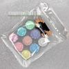 Aurora Nail Art Ice Skin Powder Highlighter Set – 9 Translucent Glitter Colors