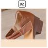 Mode Neue Sandalen mit mittlerem Absatz Frau Sommer Echtleder Schuhe für Frauen bestickte florale Sandale Retro Schuhe mit Absatz Klettverschluss Pumps