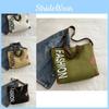 Chic Versatile Canvas Crossbody Bag For Women Available In Black Khaki White And Green